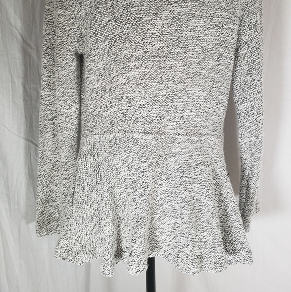 BNCI BY BLANC NOIR GRAY BLEND WATERFALL CARDIGAN SZ M - Picture 6 of 9